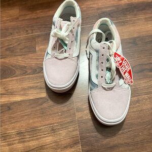 Vans Kids Sneakers - Pink and White